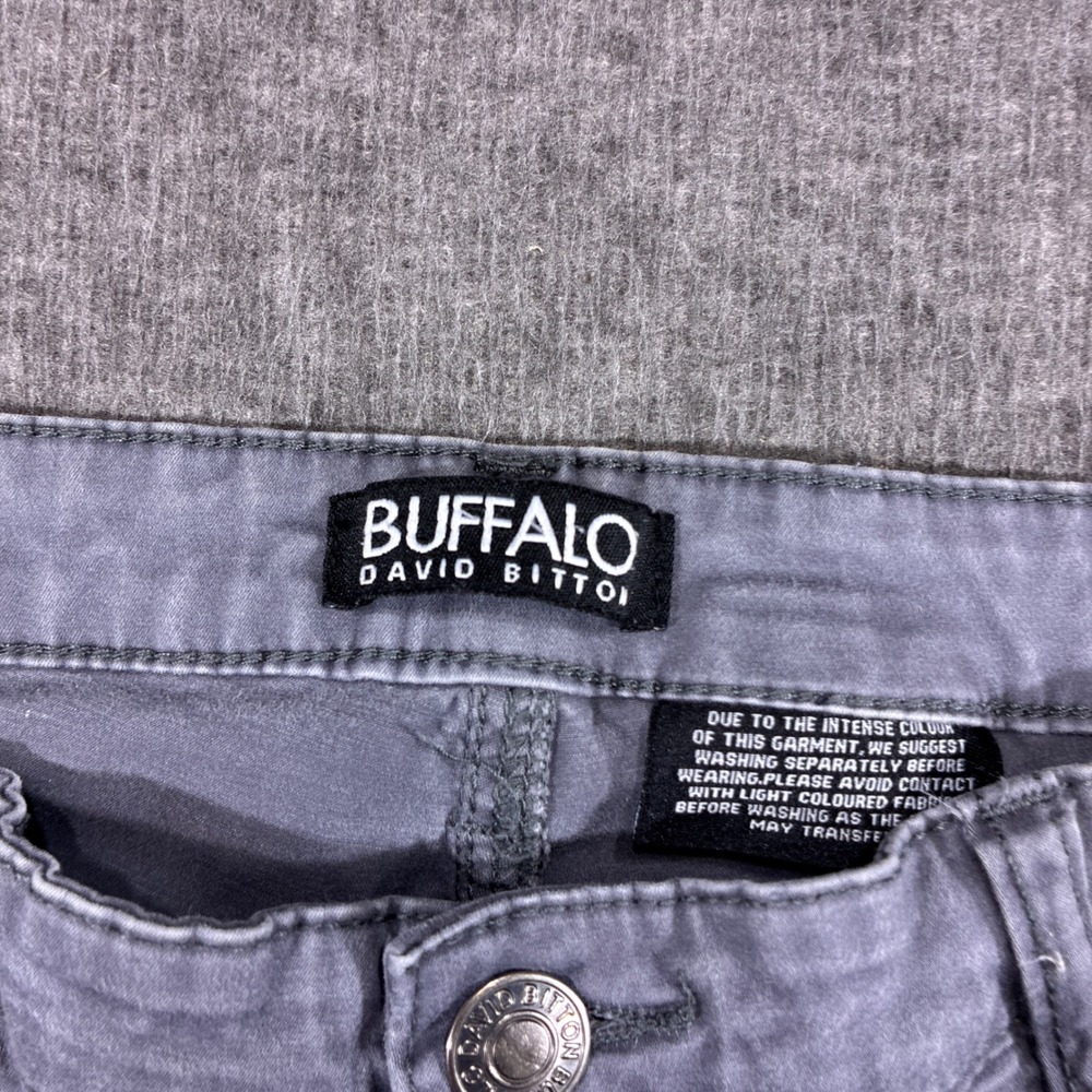 Buffalo David Bitton Skinny Jeans Womens 8/29 Gray Ankle Grazer Mid-Rise - Picture 3 of 13
